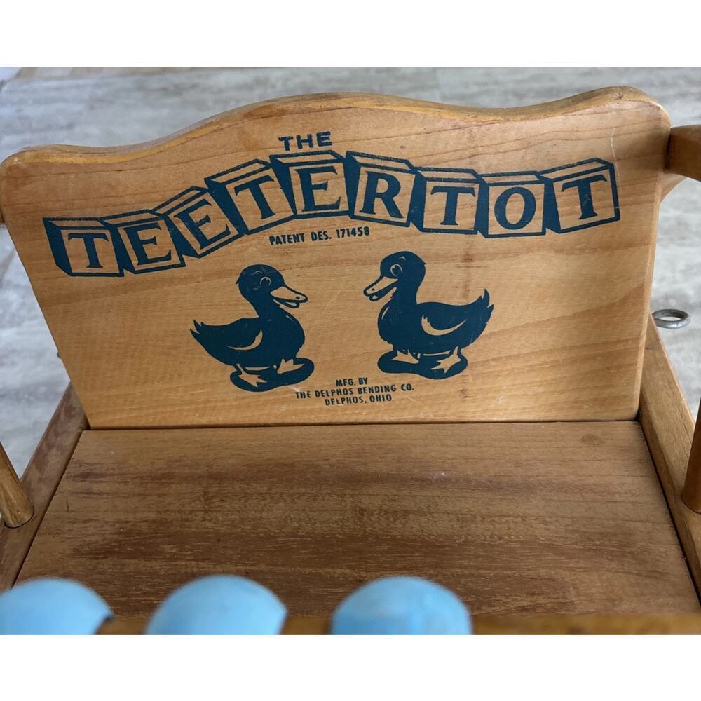 Vintage Mid Century TEETERTOT Delphos Bending Co Rocking/Bouncy Chair - Picture 3 of 8